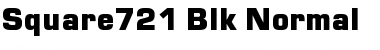Download Square721 Blk Normal Font