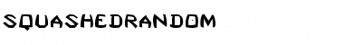 Download SquashedRandom Regular Font