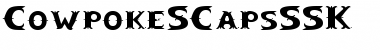 Download CowpokeSCapsSSK Font