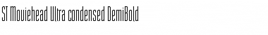 Download ST Moviehead Ultra-condensed DemiBold Font