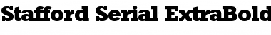 Download Stafford-Serial-ExtraBold Regular Font