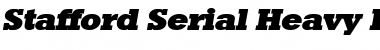 Download Stafford-Serial-Heavy RegularItalic Font