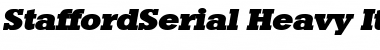 Download StaffordSerial-Heavy Italic Font
