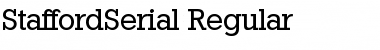 Download StaffordSerial Regular Font