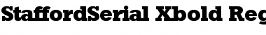 Download StaffordSerial-Xbold Regular Font