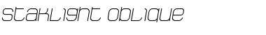 Download StakLight Oblique Regular Font