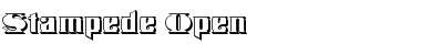 Download Stampede Open Regular Font