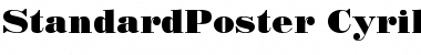 Download StandardPoster Cyrillic Font