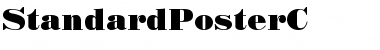 Download StandardPosterC Regular Font