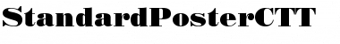 Download StandardPosterCTT Regular Font