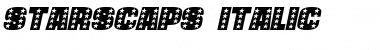 Download StarsCaps Italic Font
