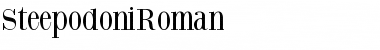 Download SteepodoniRoman Regular Font