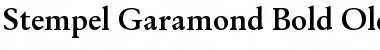 Download Stempel Garamond RomanOsF Bold Font