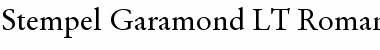 Download StempelGaramond LT Roman Regular Font