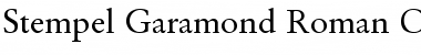 Download Stempel Garamond RomanOsF Regular Font