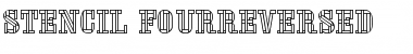 Download Stencil FourReversed Regular Font