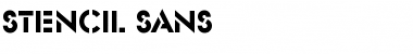 Download Stencil Sans Font