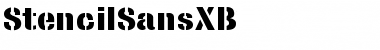Download StencilSansXB Regular Font