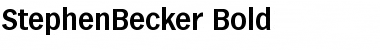 Download StephenBecker Bold Font