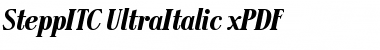 Download SteppITC-UltraItalic xPDF Regular Font