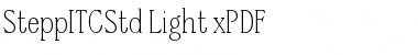 Download SteppITCStd-Light xPDF Regular Font