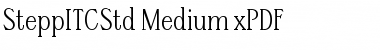 Download SteppITCStd-Medium xPDF Regular Font