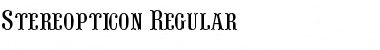 Download Stereopticon Regular Font