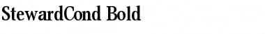 Download StewardCond Bold Font