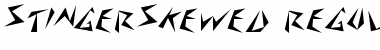 Download StingerSkewed Regular Font