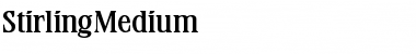 Download StirlingMedium Roman Font