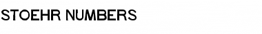 Download stoehr_numbers Regular Font
