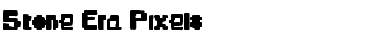Download Stone Era Pixels Regular Font