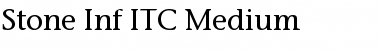 Download Stone Inf ITC Medium Regular Font