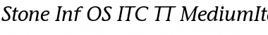 Download Stone Inf OS ITC TT MediumIta Font