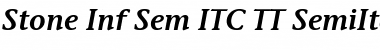 Download Stone Inf Sem ITC TT SemiItalic Font