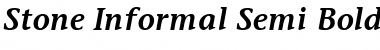 Download Stone Informal Semi Bold Italic Font