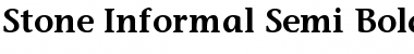Download Stone Informal Semi Bold Regular Font