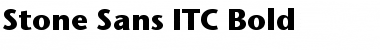 Download Stone Sans ITC Medium Bold Font