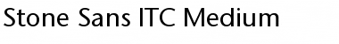 Download Stone Sans ITC Medium Regular Font