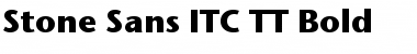 Download Stone Sans ITC TT Bold Font