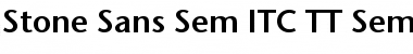 Download Stone Sans Sem ITC TT Semi Font