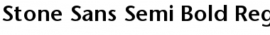 Download Stone Sans Semi Bold Regular Font
