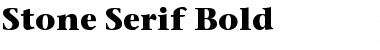 Download Stone Serif Bold Font