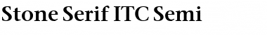 Download Stone Serif ITC Semi Regular Font