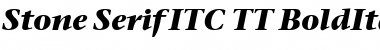 Download Stone Serif ITC TT BoldItalic Font