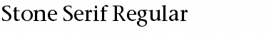 Download Stone Serif Regular Font