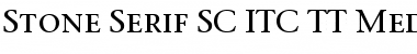 Download Stone Serif SC ITC TT Medium Font