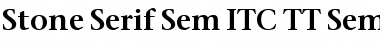 Download Stone Serif Sem ITC TT Semi Font
