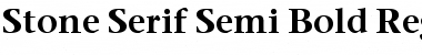 Download Stone Serif Semi Bold Regular Font