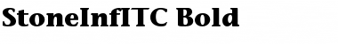 Download StoneInfITC Bold Font